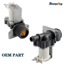 5220FR2006H Washer Water Inlet Valve GENUINE (OEM PART) for Hot Water by Beaquicy - Replacement for L-G Ken-more Washing Machine - Replaces AP4441935, PS3527427, EAP3527427