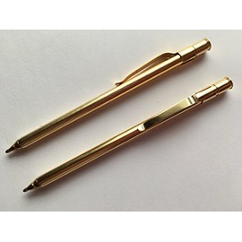 PA Ballpoint Mini Pen with Clip - Blue/Navy Fine - Set of 2