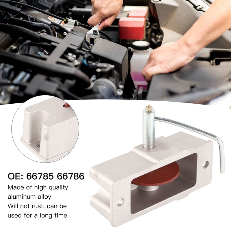 MUNEFE Manual Aluminum Piston Ring File, Piston Clearance Adjustment Tool,