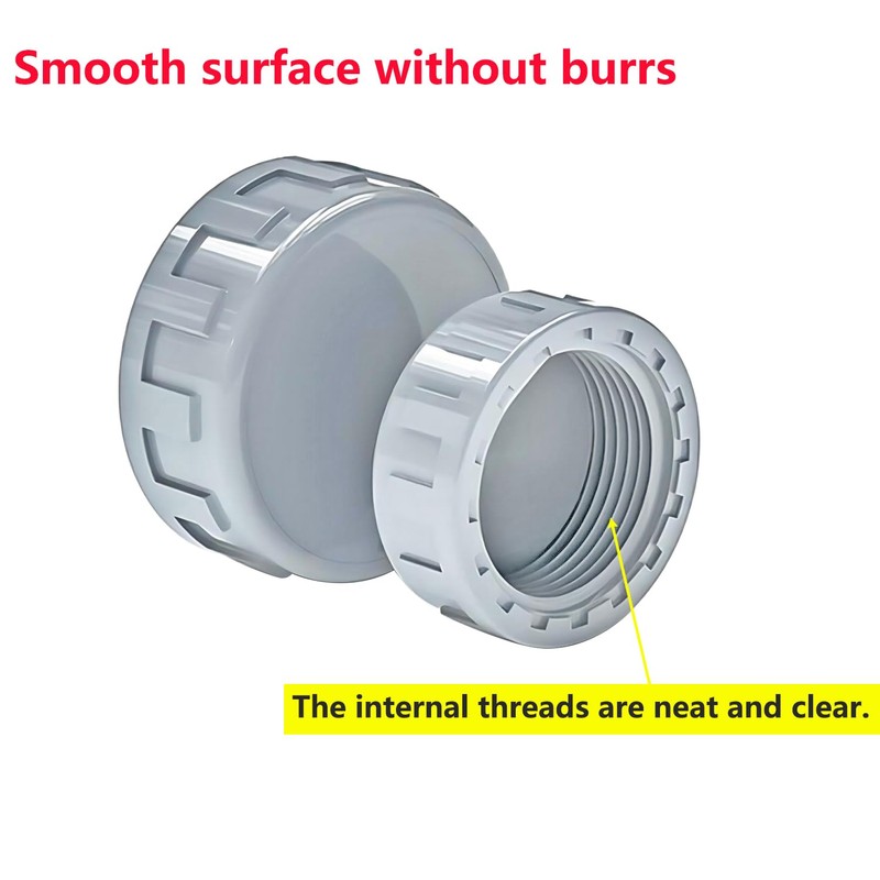 Ctyjia 2 Pack Female Thread Pipe Fitting Cap, 50mm Fitting