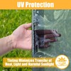 Universal Tinted Clear Forklift Cover - UV Protection Rain Cover