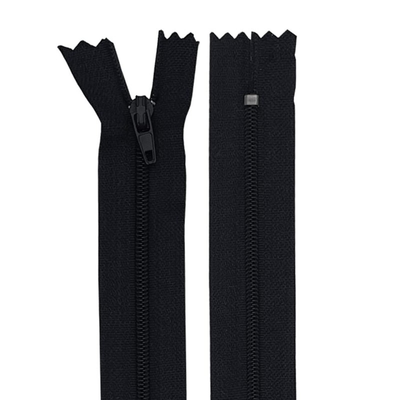 MARARDI [Pack 5] Zippers [Grey] Nylon [16 cm] Sewing and