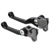 USTPO Motorcycle Clutch Brake Lever Foldable CNC Pivot Folding Levers
