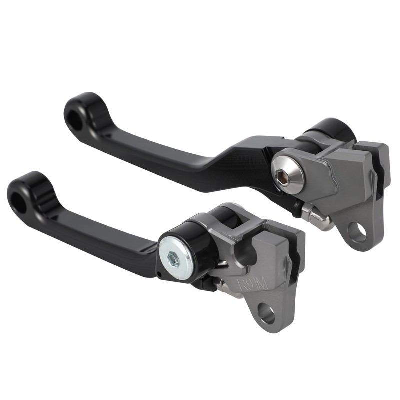 USTPO Motorcycle Clutch Brake Lever Foldable CNC Pivot Folding Levers