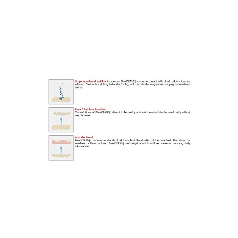 BLEEDCEASE Stop Bleeding STERILE 5 Count 2 Pack