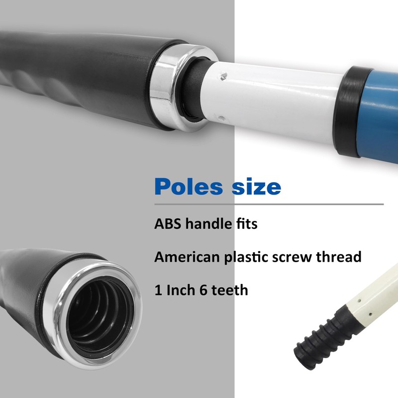 CHILI TOOLS 7" Bent Stainless Steel Chisel Pole Scraper, Overhead