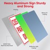 (2 Pack) Customer Parking Sign, 14 x 10 Inches Rust