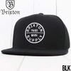 Brixton 10777 OATH III SNAPBACKCAP Snapback Cap, Black