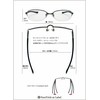 [FaceTrick az Label] カッコいい老眼鏡メタルナイロール 広がるバネ丁番 UV400クリア防曇加工老眼鏡レンズ/ブルーライトカット鯖江メーカー高性能レンズ老眼鏡 シルバーマットフレーム ARG-N01-9 +1.00