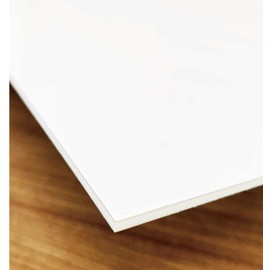 ADWORLD Aluminum Composite Plate, White, Made in Japan, Thickness: 0.1 inches (3 mm) (Glossy/Service Coat) W8.3 x 23.6 inches (210 x 600 mm)