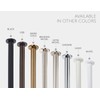 Ivilon Tension Curtain Rod - Spring Tension Rod for Windows