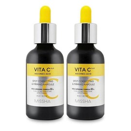 Missha (셀러허브)MISSHA 비타씨플러스 잡티씨 탄력 앰플 40ml 미백 2개 Ss (S39631946) (Missha) Vita C Plus Spot Correcting Elastic Ampoule 40ml Whitening 2 pcs Ss (S39631946)