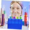 FELTECHELECTR 2pcs Test Tube Holder Storage Box Tube Case Slots