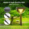 Linkind Solar Pathway Lights 8 Pack, Solar Lights Outdoor Warm