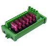 DC Power Fuse Distribution Strip Module (6 Position, Screw Mount)