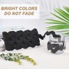 GORGECRAFT 10 Yard 40mm Black Jumbo Rick Rack Trim for