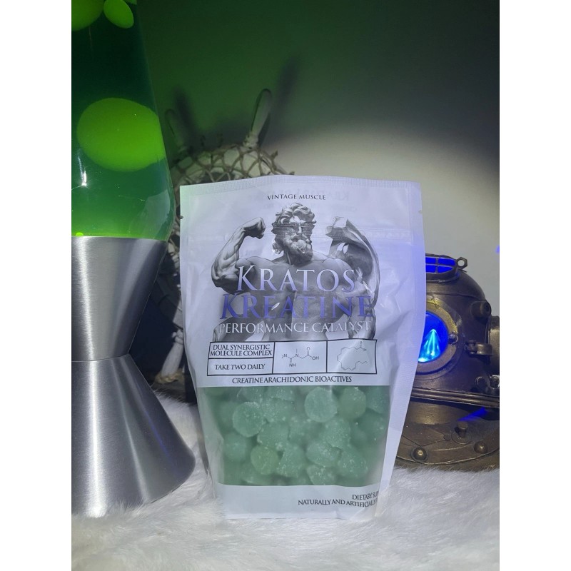 Vintage Muscle Kratos Micronized Creatine Gummy’s W/Arachidonic Acid By Vintage