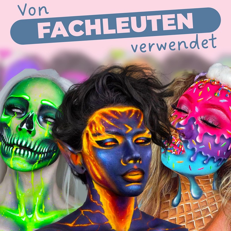 Blue Squid PRO Make-Up Face Paint and Body Paint, Classic