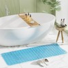 AmazerBath Non-Slip Shower Mat - 40 x 16 Inches Clear