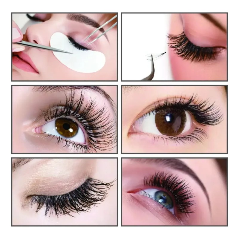 Parches Con Gel Colágeno Para Extensiones De Pestañas 100 Pares