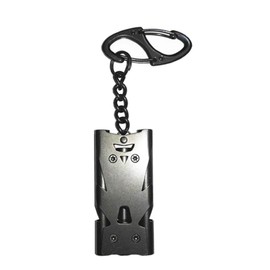 JBBERTH Stainless Steel Three Tubes High Decibel Outdoor Life-saving Emergency Whistle