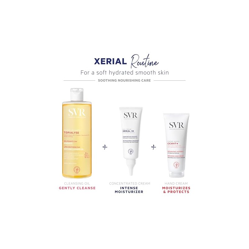 SVR Xerial Gel-Crema Anti-Rugosidades para Piel Seca, 75 ml