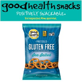 Good Health Sea Salt Flavor Pretzels, Gluten Free, Kosher, 8 Ounces (Pack Of 12)