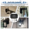 Siding Mounting Kit, 8141DBL Outdoor Fixture Mounting Block with Built-in