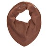 Pippi Ronne Neckerchief, Triangular Bib. - brown