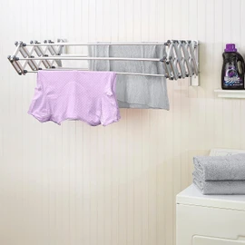 Laundry 360 Aluminum 36" Collapsible Wall Drying Rack