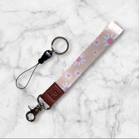 Wristlet Lanyard Strap for Key, Hand Wrist Lanyard Key Chain Holder for Men & Women | Cute Key ID Badge & Wallet Holder (Chelsea Elegance)