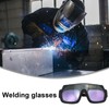 Welding Glasses,Anti-Glare Welding Eyewear - Shock Scratch Resistant Auto Darkening