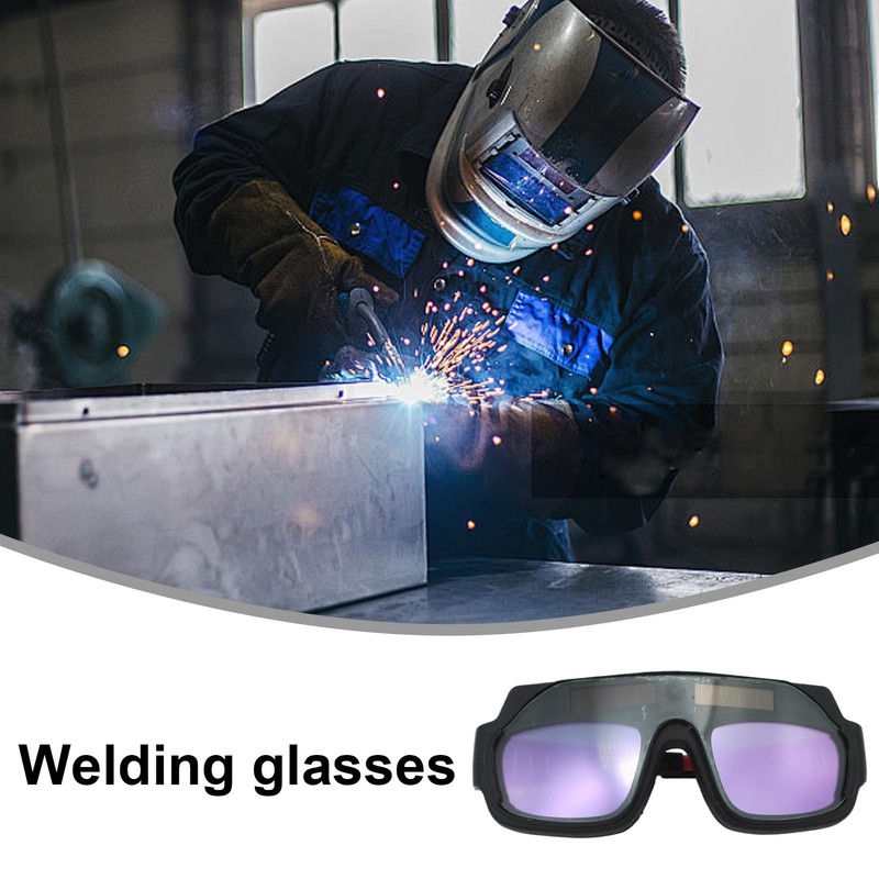 Welding Glasses,Anti-Glare Welding Eyewear - Shock Scratch Resistant Auto Darkening