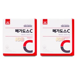 Korea Eundan Megadose C Vitamin C 3000 3g x 100 packets (2 packs) / 고려은단 메가도스C 비타민C 3000 3g x 100포 2통