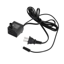 WICHEMI Fountain Pump with Light Indoor Fountain Water Pump Kit for Tabletop Water Fountain without Rolling Ball, Desktop Waterfall Fountains Submersible Pump Replacement - White Light