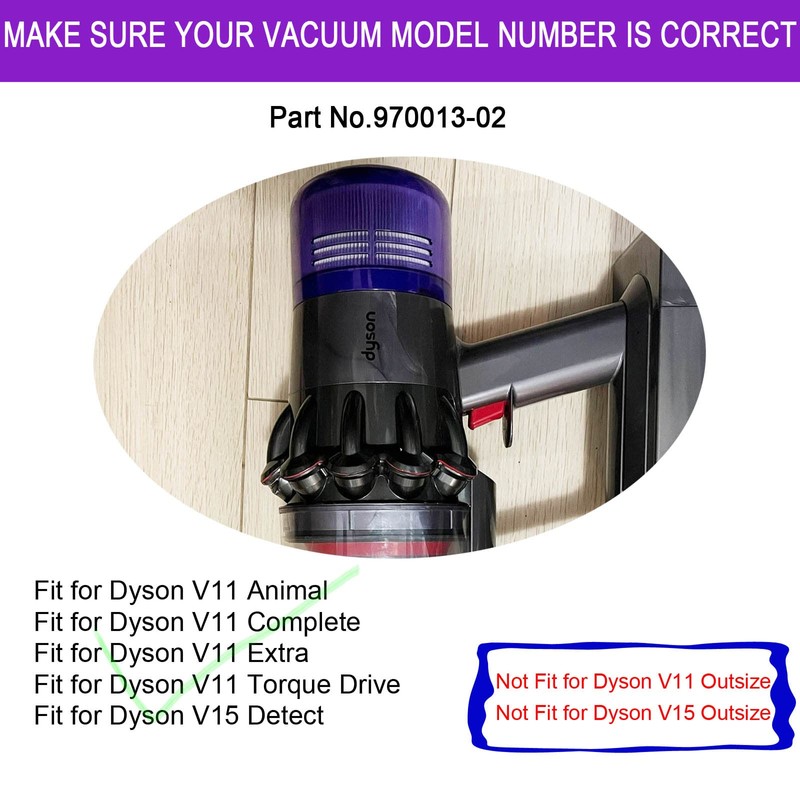 2 Pack HEPA Replacement for Dyson V11 Filter Compatible with