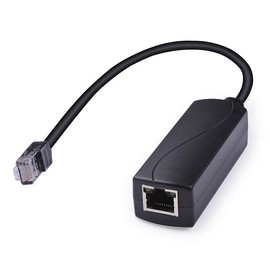 REVODATA 2.5G PoE 48V zu 24V PoE Konverter, RJ45 Port Ausgang 24V/1A, 2.5Gbps Ethernet Kompatibel IEEE802.3af/at, Passiv PoE zu 24V Adapter, für Passiv 24V Geräte(PS5724TG-RJ)
