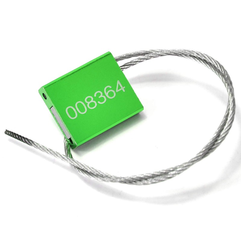 Pull Tight Security Cable Seals Alumium Alloy Shipping Container Tags