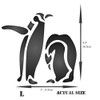 Penguin Stencil - 18 x 16.5 cm (L) - Reusable