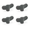 Ganter Normelemente Wing Nut GN 634-55-M8-E-DSG | Pack of 4