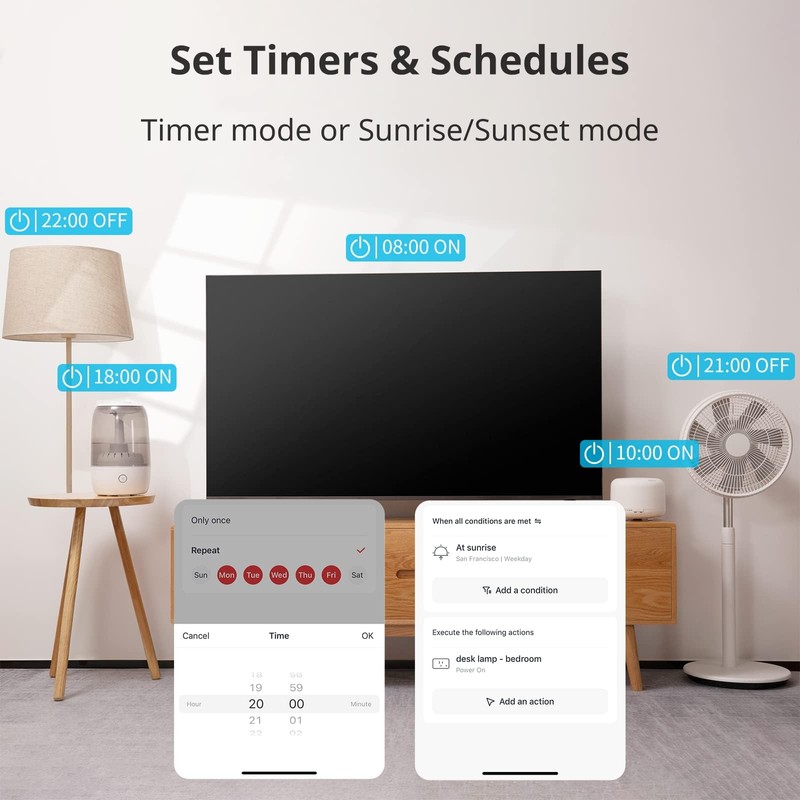 【2025 New】 SwitchBot Smart Plug Mini 15A(1 Pack), Energy Monitor,