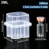 OrganiMax Refrigerator Storage Box – Peptide Vial Freezer Tube Container,