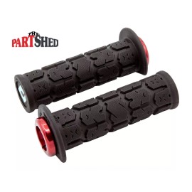 ODI Rogue 2.1 Lock-on ATV/PWC Grips (125mm) -BLACK/RED- Thumb Throttle - USA
