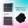 Gemerry Single Eyelash Extension Classic Thickness 0.07/0.15/0.18/0.20 mm C/D Curl,