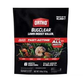 Ortho BugClear Lawn Insect Killer Kills By Contact Fast-Acting Most Insects 10lb