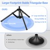 Boat Cover Support Pole with 24" Wide Tripod Base, 33"-63"