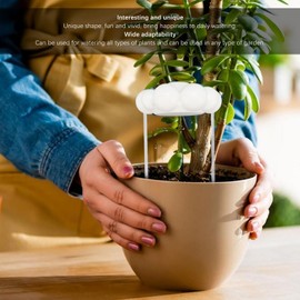 Plant Watering Rain Cloud, Durable Plastic Cute Appearance Drips Rain Cloud Easy to Use Also Watering 20 cm Support Bar Watering Cans for Succulents