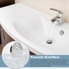 Pack of 6 Sink Overflow Covers, Sink Overflow Rings, Overflow