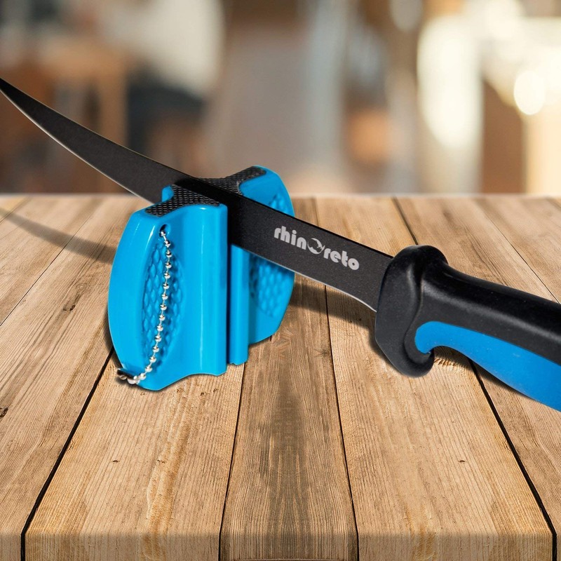 Rhinoreto Fillet Knife for Fish, Razor Sharp Flexible German Stainless