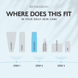 EnaSkin Dark Spot Remover Face & Body Serum: Age Spot Sun Spot Freckles Melasma Brown Spot - Advanced Formula with Niacinamide for Women and Men (1.0 Fl Oz)